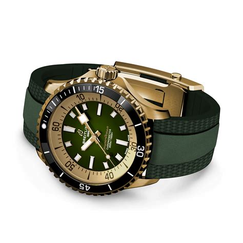 breitling superocean bronze green|breitling superocean neu.